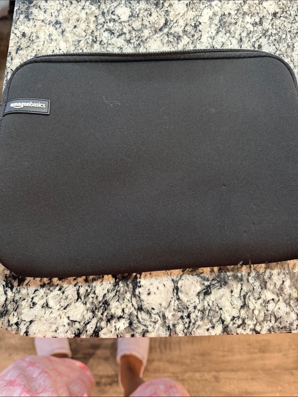 AmazonBasics Black Tablet Sleeve — Padded Neoprene Case